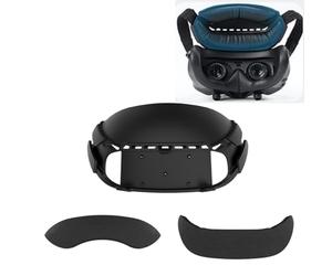 Maschera in spugna per DJI Avata 2, 3 cuscinetti anteriori in schiuma, comodo cuscino in cotone PU, riduce la pressione della testa, supporto Avata 2 occhiali 3 accessori (grigio)