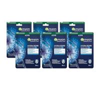 Maschera In Tessuto, HYDRA BOMB Notte, Super Idratante Rigenerante, Con Acido Ialuronico, Acqua Marina e Fiordaliso 28g (6 Unità)