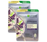 Maschera in Tessuto HYDRA BOMB, Super Idratante ed Effetto Relax, Con Acido Ialuronico e Lavanda, Per Pelli Stressate - 28 gr (2 Buste)