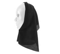 Maschera Integrale Halloween Festivo Bianca in Plastica e Stoffa | Copertura Completa del Viso, Leggera e Comoda per Ore, per Teatro, Sfilate e Costumi