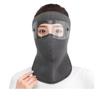Maschera invernale | Copertura integrale con isolamento termico e spessore rinforzato, passamontagna da sci con visiera per sport invernali, unisex, unisex, per sci, motoslitta, mountain bike
