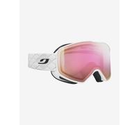 Julbo - Maschere da sci - Cyclon Bianco Reactiv 1-3 High Contrast Flash Rosa , in Silicone Bianco