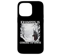 Maschera Krampus Costume Krampus Kramperl Evil Christmas Man Custodia per iPhone 14 Pro Max