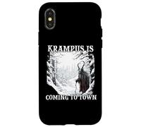 Maschera Krampus Costume Krampus Kramperl Evil Christmas Man Custodia per iPhone X/XS