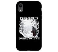 Maschera Krampus Costume Krampus Kramperl Evil Christmas Man Custodia per iPhone XR
