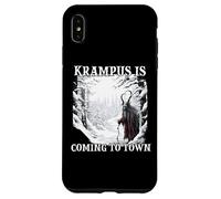 Maschera Krampus Costume Krampus Kramperl Evil Christmas Man Custodia per iPhone XS Max
