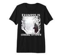Maschera Krampus Costume Krampus Kramperl Evil Christmas Man Maglietta Premium