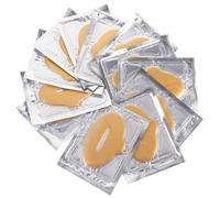 Maschera Labbra 25 Pezzi Fibra Vegetale Oro per Idratazione | Uso Casa e Viaggio, Effetto Esfoliante e Trattamenti Labbra, Confezione Pratica