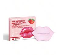 Maschera labbra idratante alla fragola SlowSunday, per labbra secche - nutriente, rassodante e rimpolpante, dona una lucentezza simile alla perla e una sensazione seta, stile coreano, adatto per l'aut