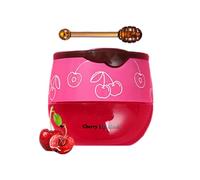 Maschera Labbra Notte al Miele - Lip Mask e Maschera Labbra Essence, Trattamento Idratante per Labbra Secche, Riduce Linee Labiali (#Ciliegia, 5.5g)