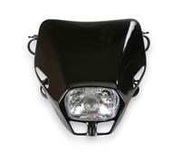 Maschera Lampada Con Fari Per Enduro Universale UFO Firefly Nera