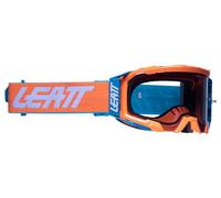 Maschera leatt velocity 5 5 arancione neon schermo grigio chiaro 58