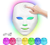Maschera Led Anti Acne Viso Terapia della luce LED 7 colori Radiofrequenza SPA