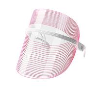 Maschera LED per il trattamento dell'acne con terapia della luce a 7 colori, maschera per il viso di bellezza con luce a LED per il ringiovanimento della pelle Spot anti-età dell'acne (rose)