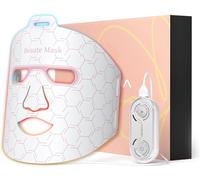 Maschera LED per Viso, Terapia Della Luce Con 3 Colori Nel Vicino Infrarosso, LE