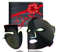 Maschera LED Viso e Collo,Maschera a Luce Rossa in Silicone 630 nm e 850 nm