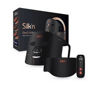 MASCHERA LED VISO SILK'N Viso Dual Anti-Age con Controllo Remoto, Terapia Luce LED