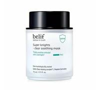 maschera lenitiva trasparente belif Super Knights 75 ml K-beauty