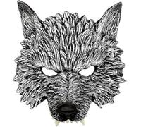 Maschera Lupo Mannaro O Maschera Da Lupo Adulto. Maschera Uomo Lupo. Maschera Terrore O Paura Per Halloween. Accessori Per Costumi Halloween. Maschere Per Bambini Halloween.