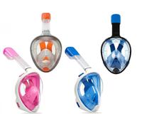 Maschera Mare Viso Intero con Boccaglio per Adulti, Misura L/XL Multicolore