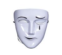 Maschera maschera maschera - Maschera cosplay di Tianguan cifu bai wuxiang, dolore a faccia piena emotiva e risate maschera, creatività sattrice e felice maschera | Copertura del viso fantasia per cos
