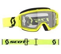 MASCHERA MASCHERINA MX CROSS SCOTT MX GOGGLE PRIMAL GIALLO FLUO ANTIFOG CLEAR