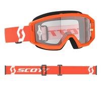MASCHERA MASCHERINA MX CROSS SCOTT MX GOGGLE PRIMAL ORANGE WHITE ANTIFOG CLEAR