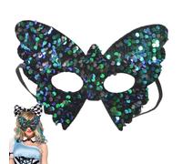 Maschera Masquerade | Mezza maschera lucida, maschere facciali in maschera | Adatto per