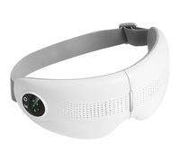 Maschera massaggiante per occhi con cinghia regolabile, ricaricabile, riscaldamento e musica, 5 modalità di rilassamento, per alleviare l'affaticamento degli occhi, ideale per occhi stanchi e