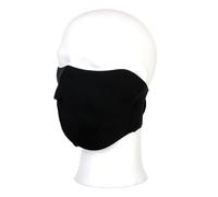 MASCHERA MEZZA FACCIA BIKER NERA