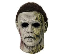 Maschera Michael Myers di Halloween, terrificante assassino, orrore spaventoso, maschera in lattice per intero volto, maschera Michael Myers di Halloween, costume cosplay, accessori per adulti