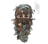 Maschera Mimetica A Fogliame,Copricapo per Escursionismo e Mimetismo,Maschera 3D Mimetica | per Camping, Escursionismo, Birdwatching, Teatro, Cinema, Feste in Costume, Maschere