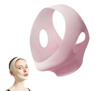 Maschera modellante per il viso al collagene, riutilizzabile, con linea a V, fascia dimagrante per il viso, riduttore del doppio mento, per contouring del viso, rassodamento della pelle e routine di
