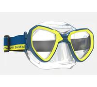 Maschera MORPHEUS MID Silicone TRASPARENTE - PETROL/GIALLO
