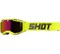 Maschera Moto Cross Enduro Shot Iris 2.0 Solid Yellow
