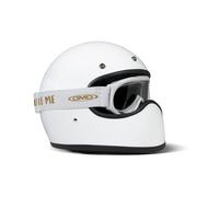 Maschera moto dmd ghost lenti bianche trasparenti