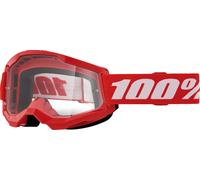 Maschera Moto Strata 2 Junior Goggle 100% Rosso