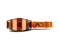 Maschera Motoslitta Klim Rage Frammento Chiara Strike Arancio Strike Arancio
