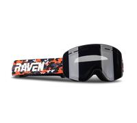 Maschera Motoslitta Raven Edge VentMax Magnetic Camo Nero/Camo/Arancio Nero,Camo,Arancio