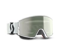 Maschera Motoslitta Scott React Amp Pro Chrome Bianco/Nero Bianco,Nero
