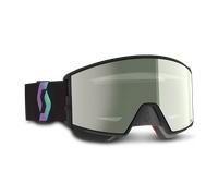 Maschera Motoslitta Scott React Amp Pro Chrome Nero/Verde Aurora Nero,Verde Aurora