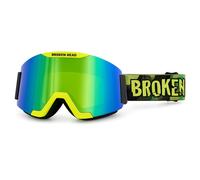 Maschera MX Broken Head Verde Specchiata Con Regolatore Magnetico