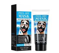 Maschera nera al fango del Mar Morto, maschera peel-off detergente per punti neri, deterge in profondità sporco, pori e sebo.