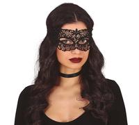 Maschera nera effetto pizzo