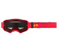Oneal B-22 Paint Occhiali da motocross, rosso/giallo