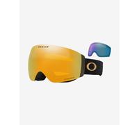 Maschera Oakley Flight Deck Pro M Metallic Black Gold con lente Prizm Snow 24K Iridium + Prizm Snow Iced Iridium