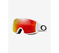 Maschera Oakley Line Miner Youth Matte White con lente Prizm Snow Torch Iridium junior