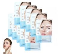 Maschera Occhi, 5 Coppie di Maschere al Collagene per Occhi Gonfi e Occhiaie - Formula Delicata Adatta alle Pelli Sensibili - Trattamento Occhi Rivitalizzante. (10Pezzo)