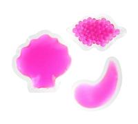Maschera Occhi Caldo Freddo in Gel, Set da 3 Pezzi Pvc | Labbra e Viso, Forma Sagomata, Uso in Ospedale, Confezione da Tre Elementi