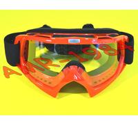 MASCHERA OCCHIALI CROSS RACING GOGGLE OFF-ROAD COLORE ROSSO - RED 301008